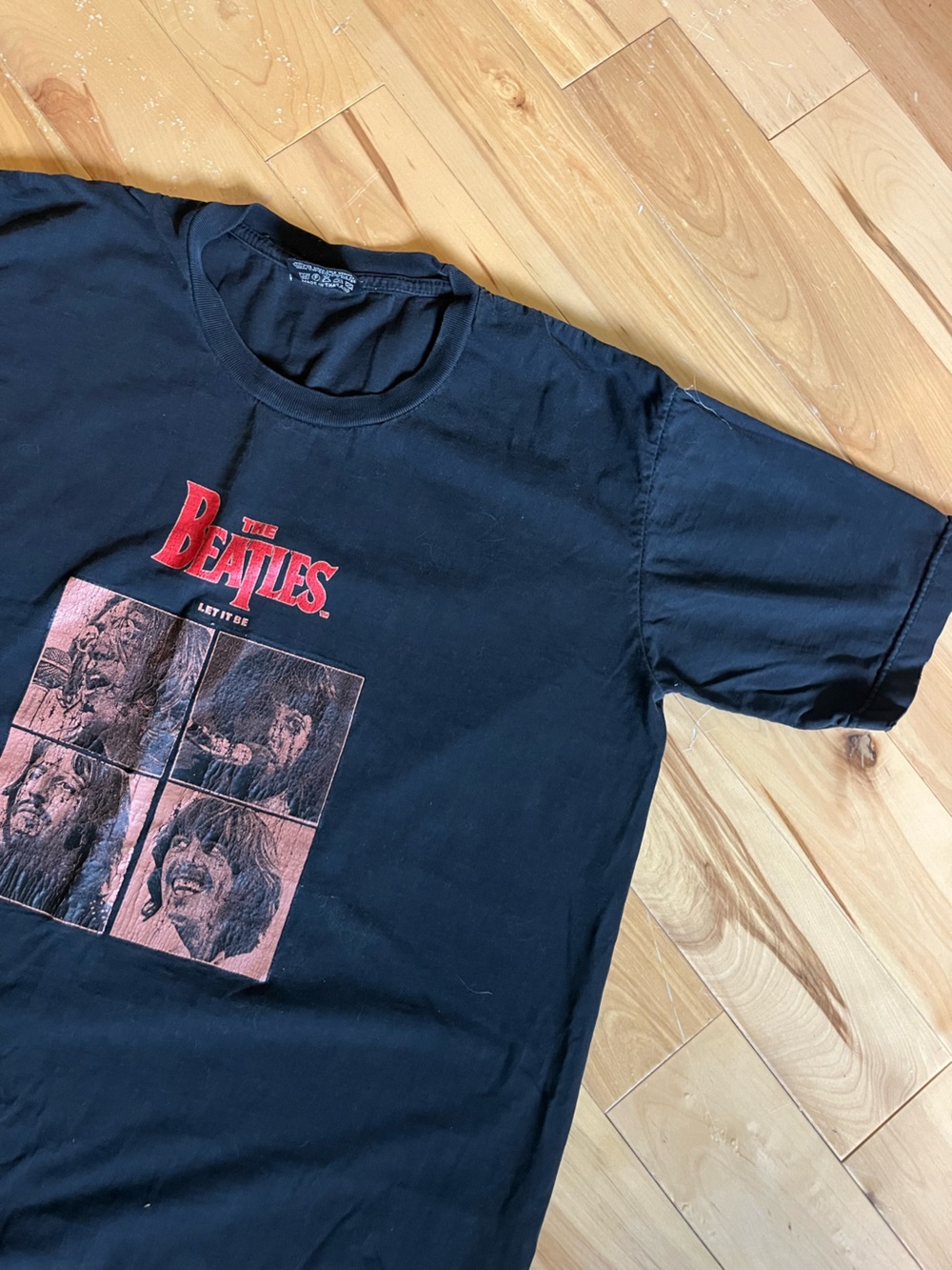 The Beatles Black Graphic T-Shirt